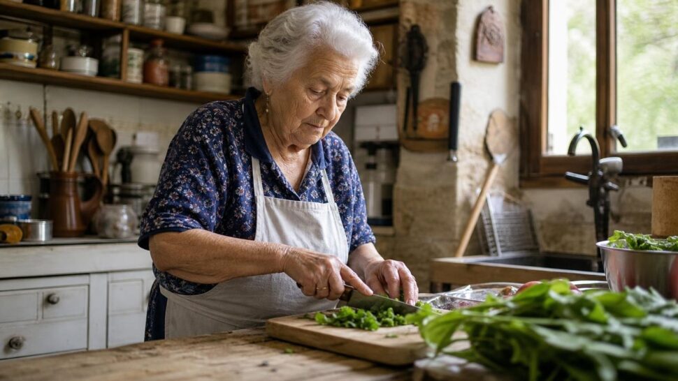 Tiene 92 años y lleva 60 cocinando: las 3 cosas que nunca ha comprado en el supermercado